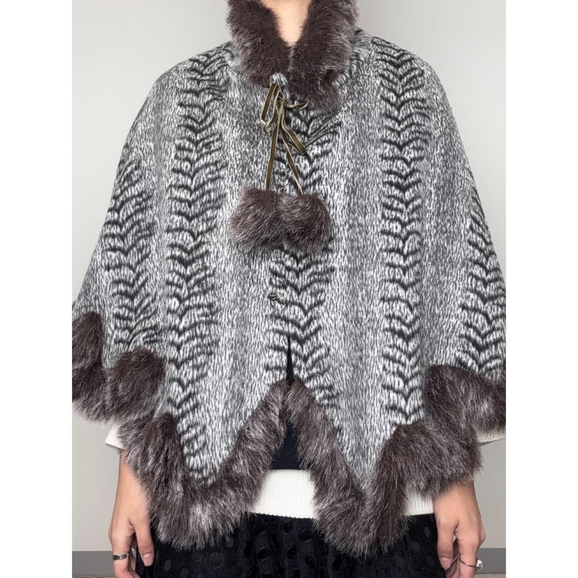 빈티지 판쵸 케이프 망토 상품이미지1