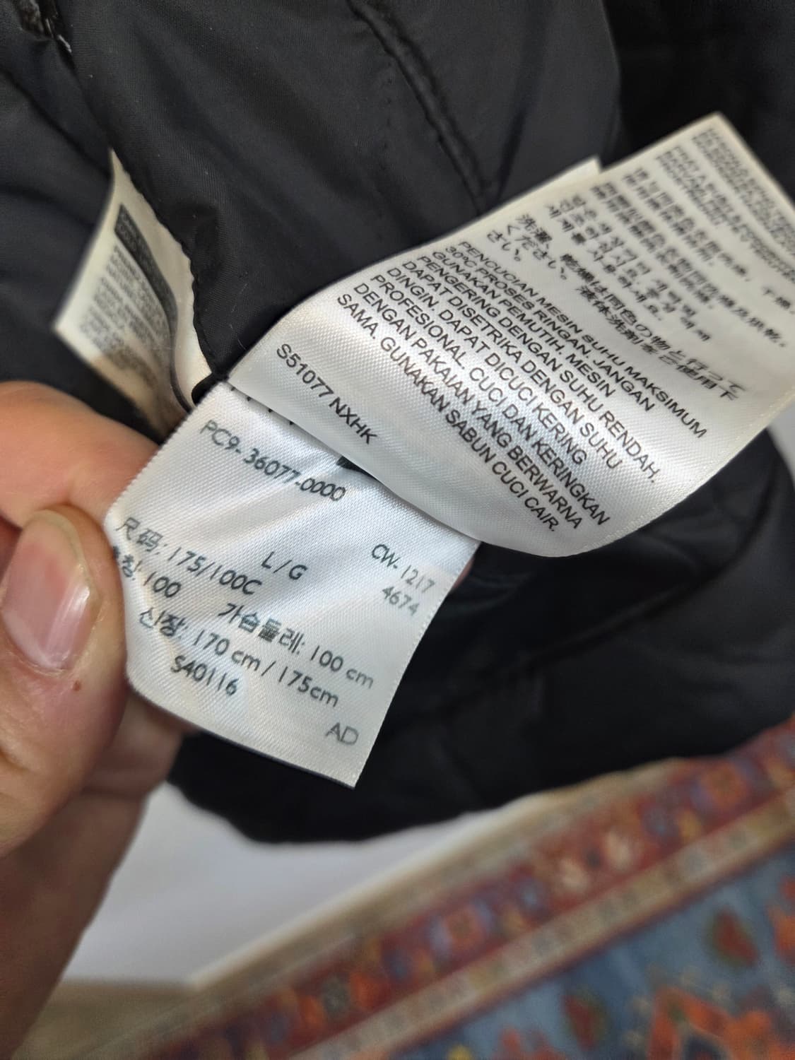 리바이스 밀리터리 카모 리버시블 퀄팅 트러커 패딩자켓 L 상품이미지4