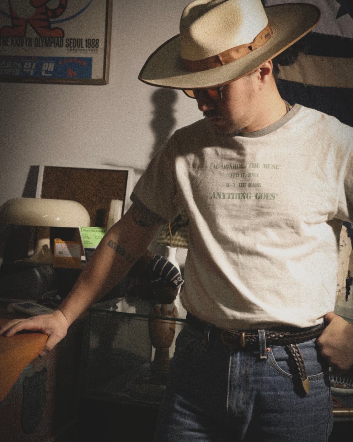 모쿠토 Anything-Goes 링거티 - 올리브 M/L/XL 상품이미지6