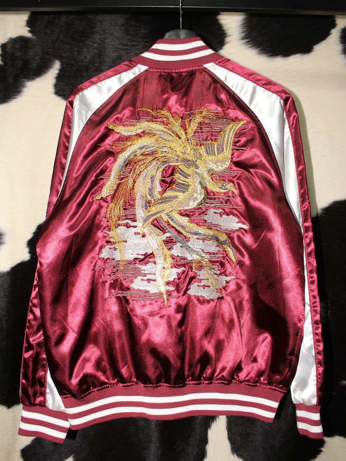 一心如鏡 Oriental Phoenix Embroidery Sukajan 상품이미지5