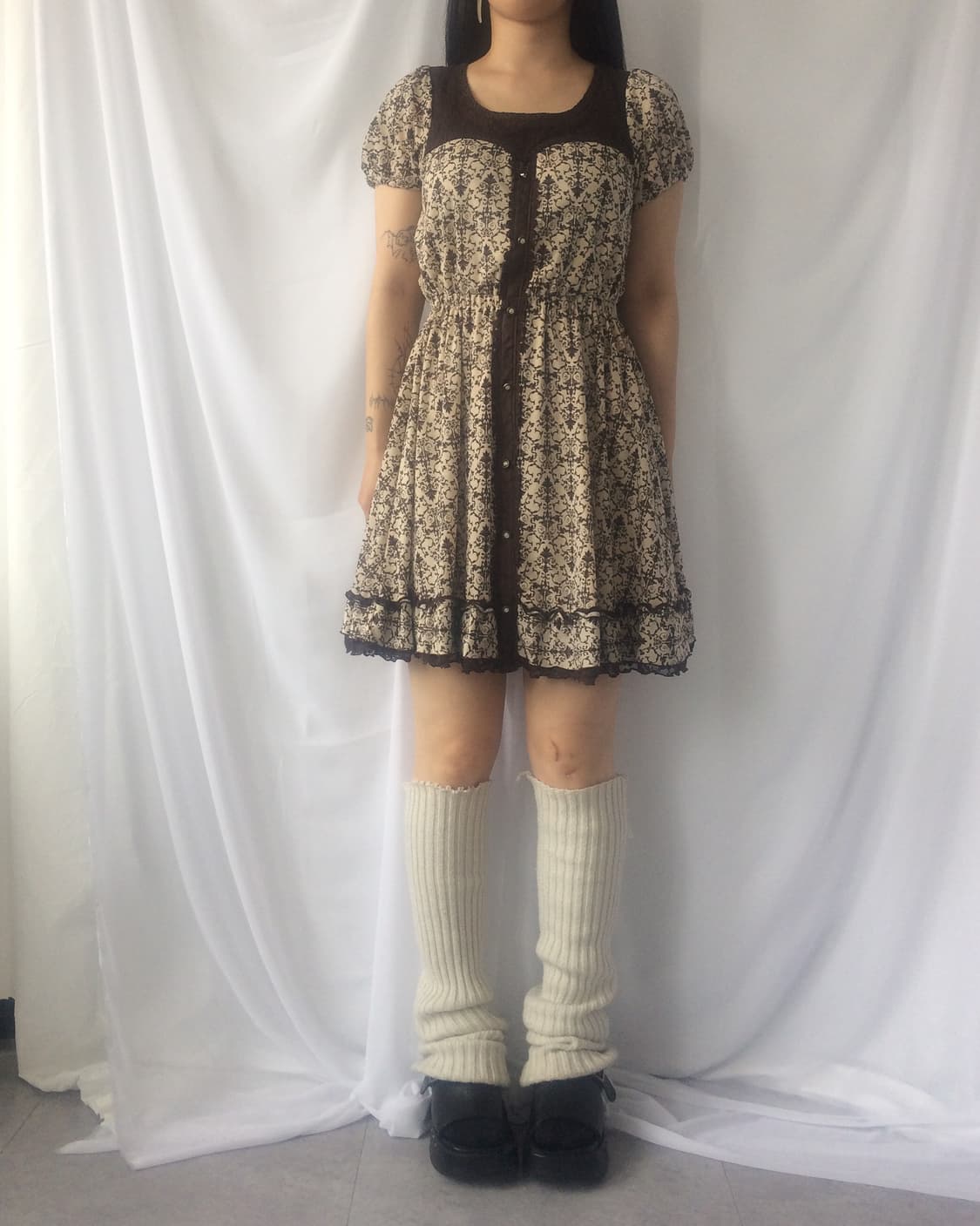 Axes femme pattern point onepiece 상품이미지1