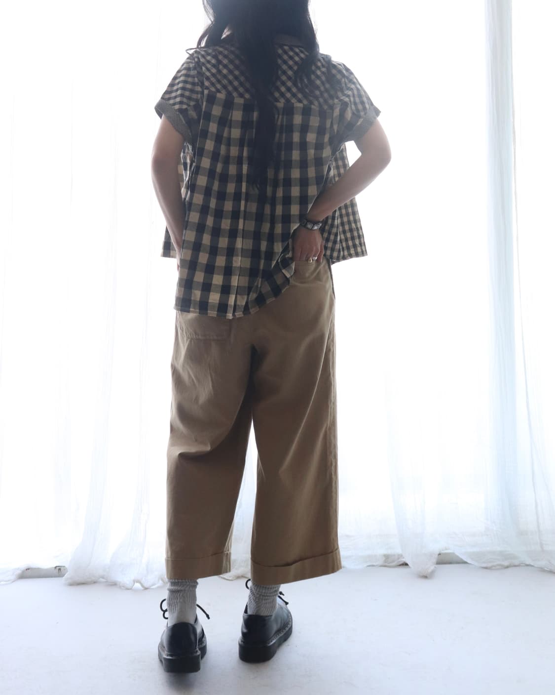 [Beams Heart] Gingham Check Shirt 상품이미지6
