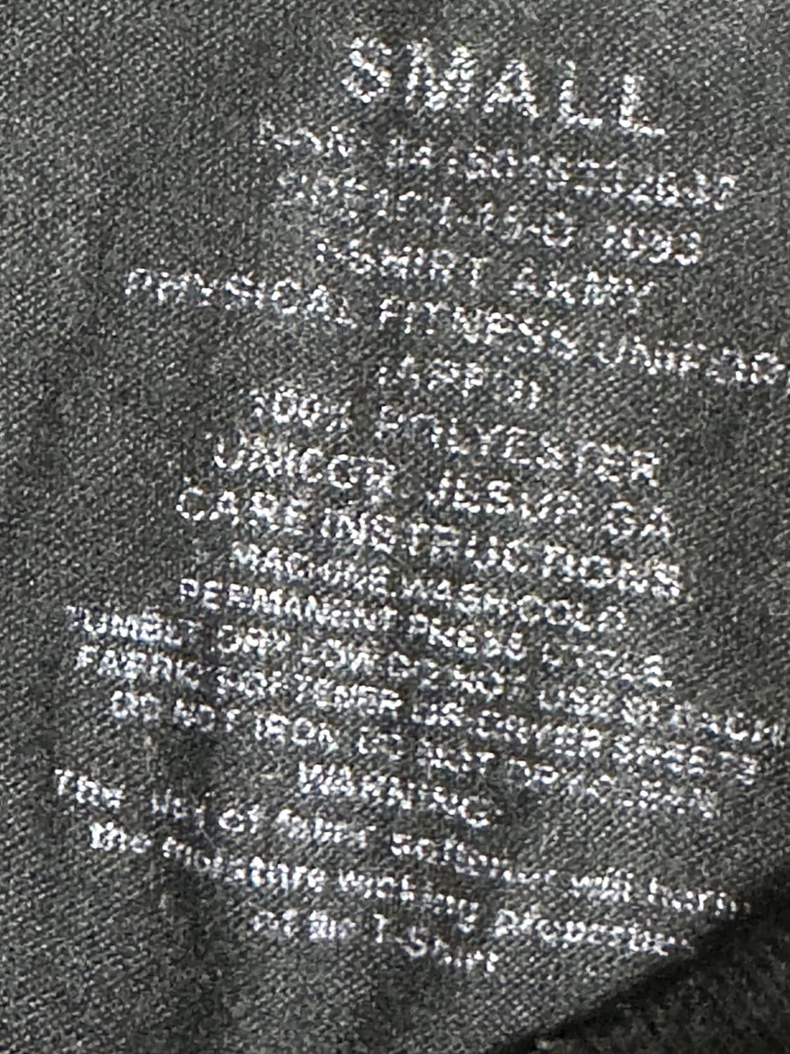 미육군 APFU 체육복 트레이닝복 긴팔 티셔츠 (S) (14) 상품이미지6