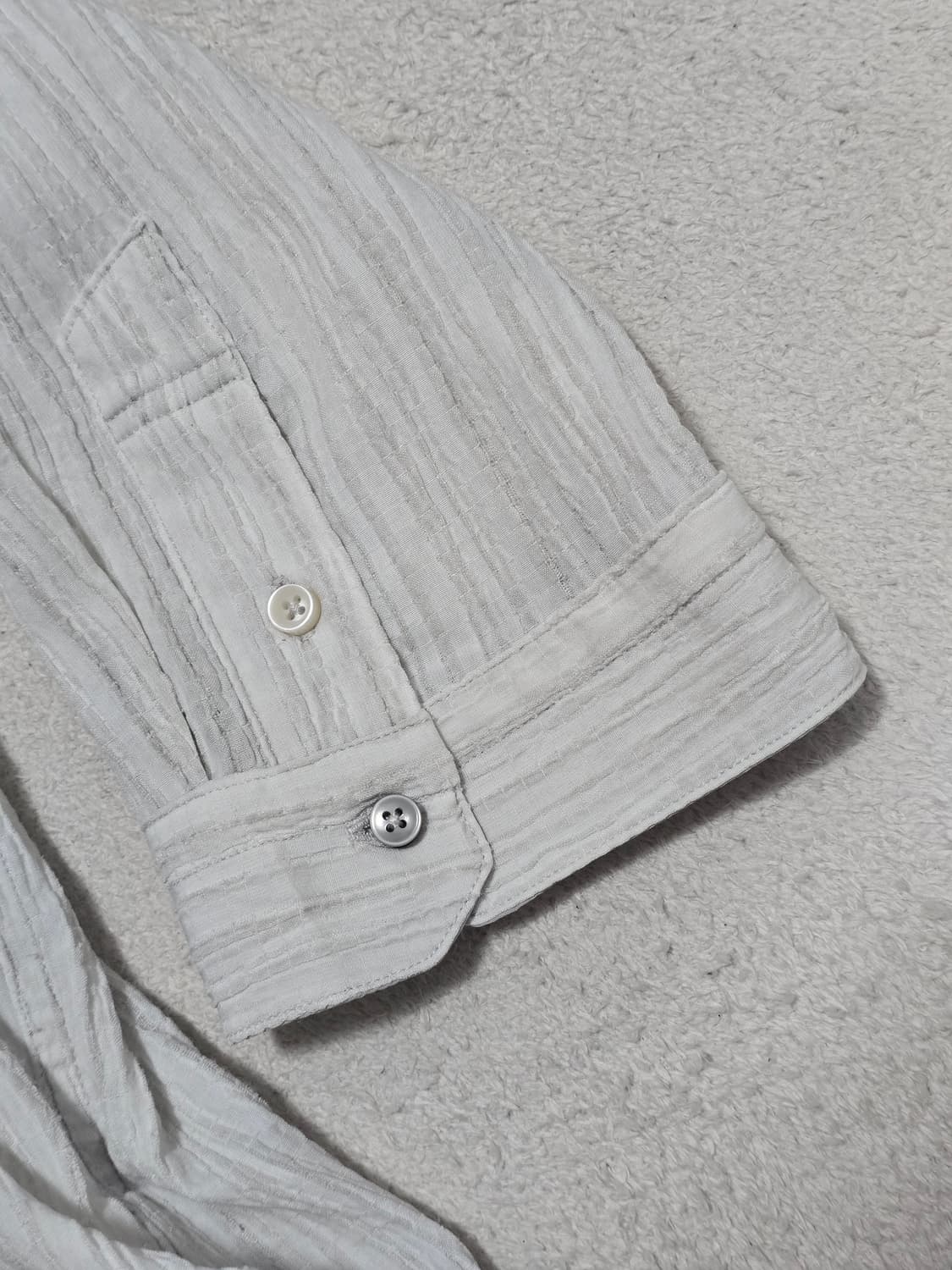 nicole club for men 니콜클럽포맨 주름 긴팔 셔츠 상품이미지5