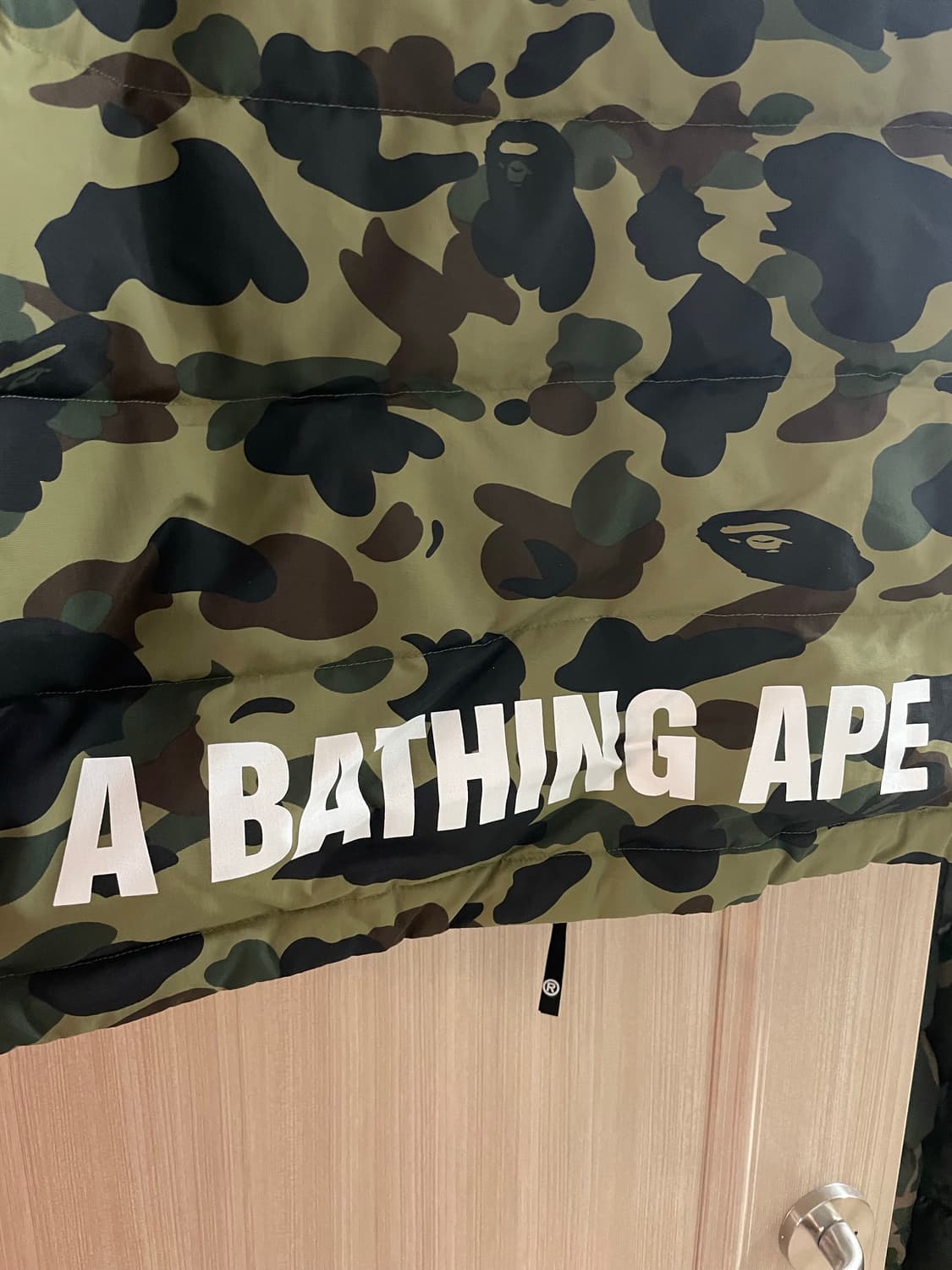 베이프 카모 패딩 점퍼 (XL) 상품이미지4