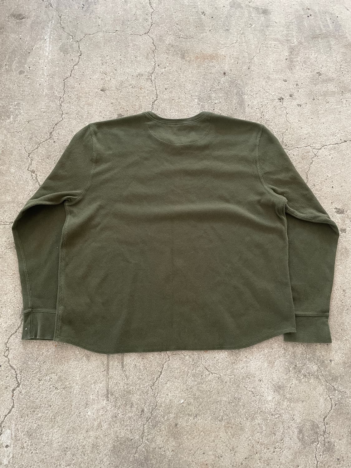 00s Old Gap Thermal Olive Long Sleeve 상품이미지8