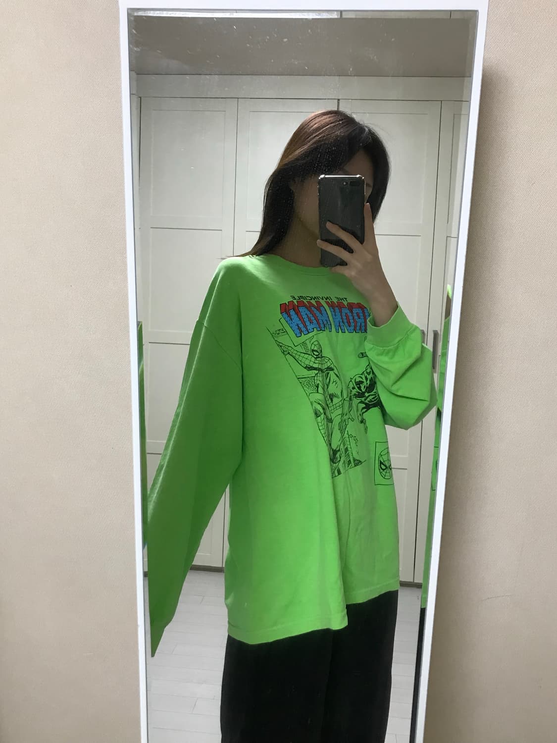 MABLE 아이언맨 긴팔 티셔츠 상품이미지1