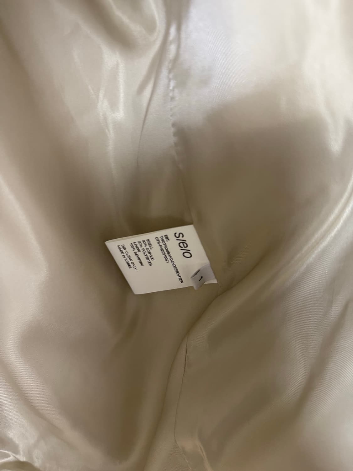 s/e/o 롱 헤어 퍼 코트 상품이미지5