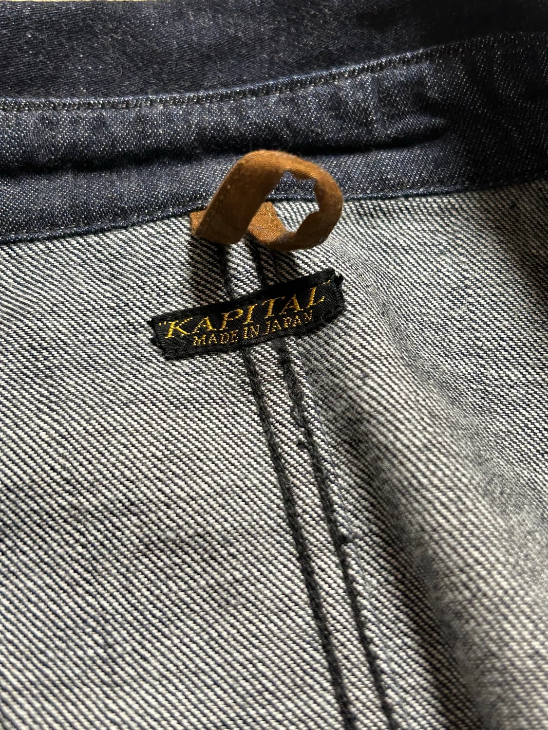 캐피탈 데님 커버올 자켓 상품이미지4