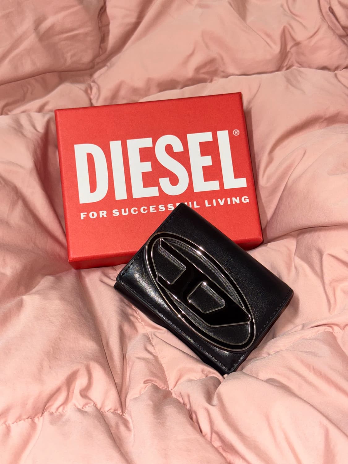 디젤 1DR 트라이폴드 코인 XS li 월렛 블랙 상품이미지1