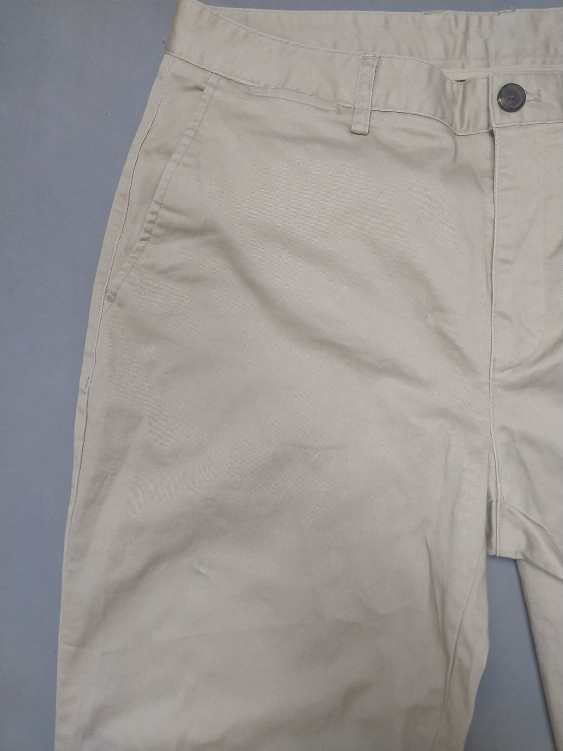 [32] 무신사 스탠다드 레귤러 핏 치노 팬츠 베이지 상품이미지2