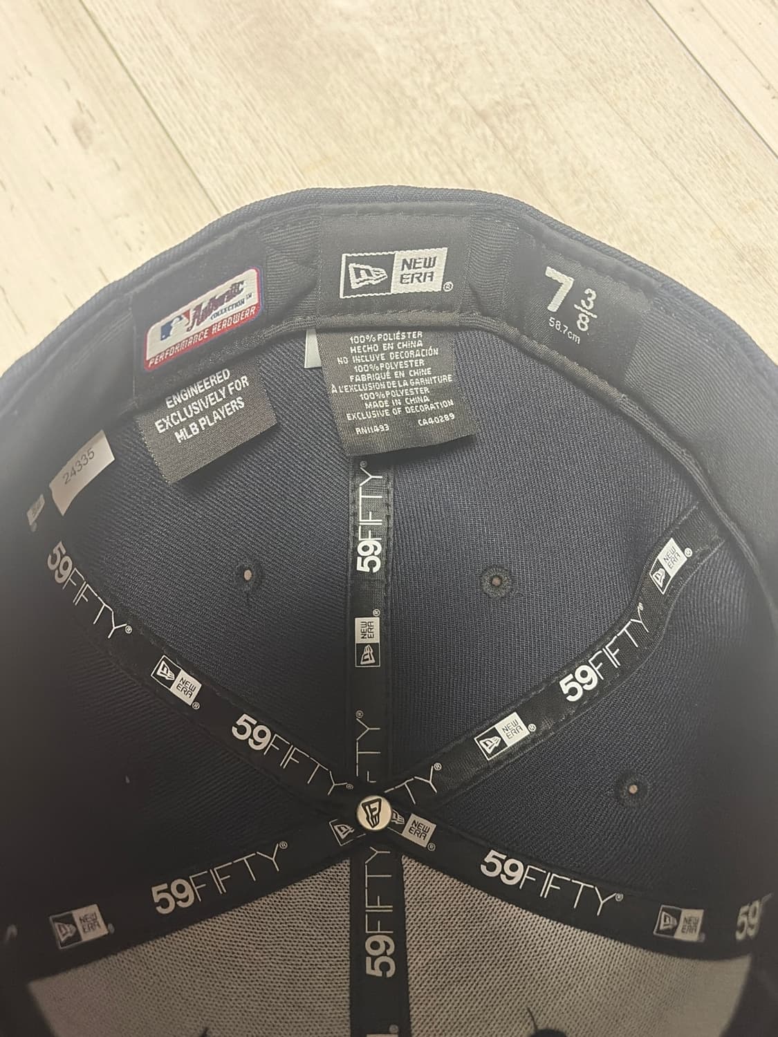 뉴에라 양키즈 59fifty 7 3/8 새상품 상품이미지3