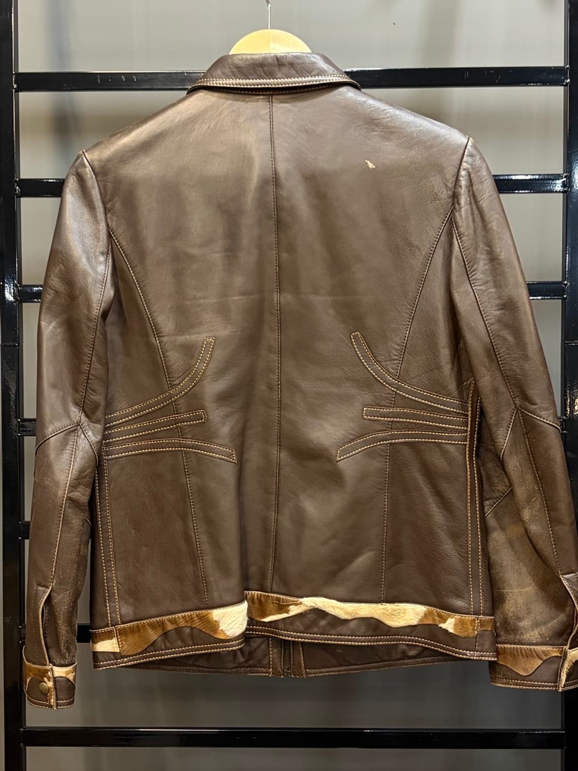 (66) 빈티지 여성 송치 디테일 양가죽 웨스턴 자켓 12.9  상품이미지2