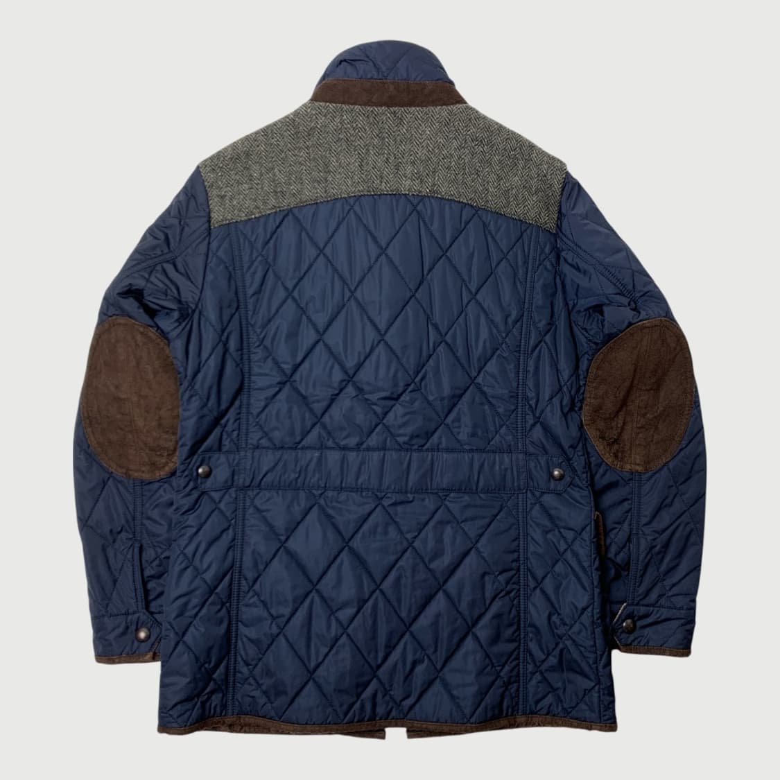 [95/정품] 빈폴 헤링본 배색 집업 퀼팅 점퍼 상품이미지6