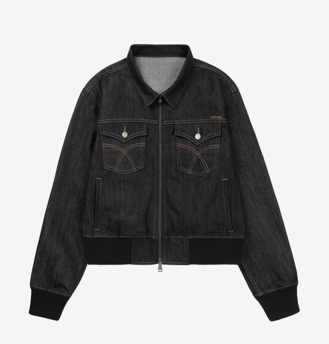 아캄 데님 집업 자켓 상품이미지1