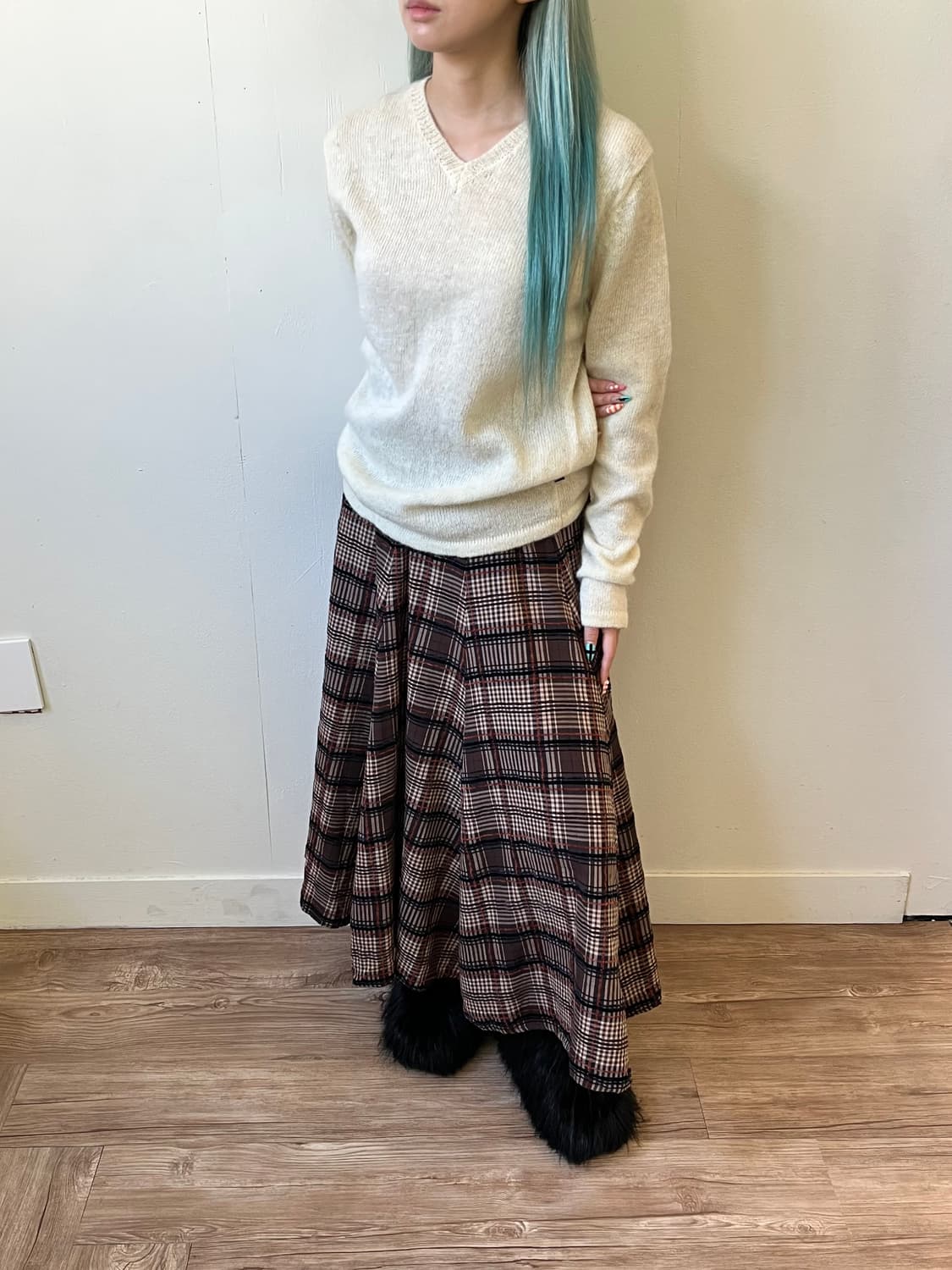 MORGAN 크림 터틀넥 상품이미지6