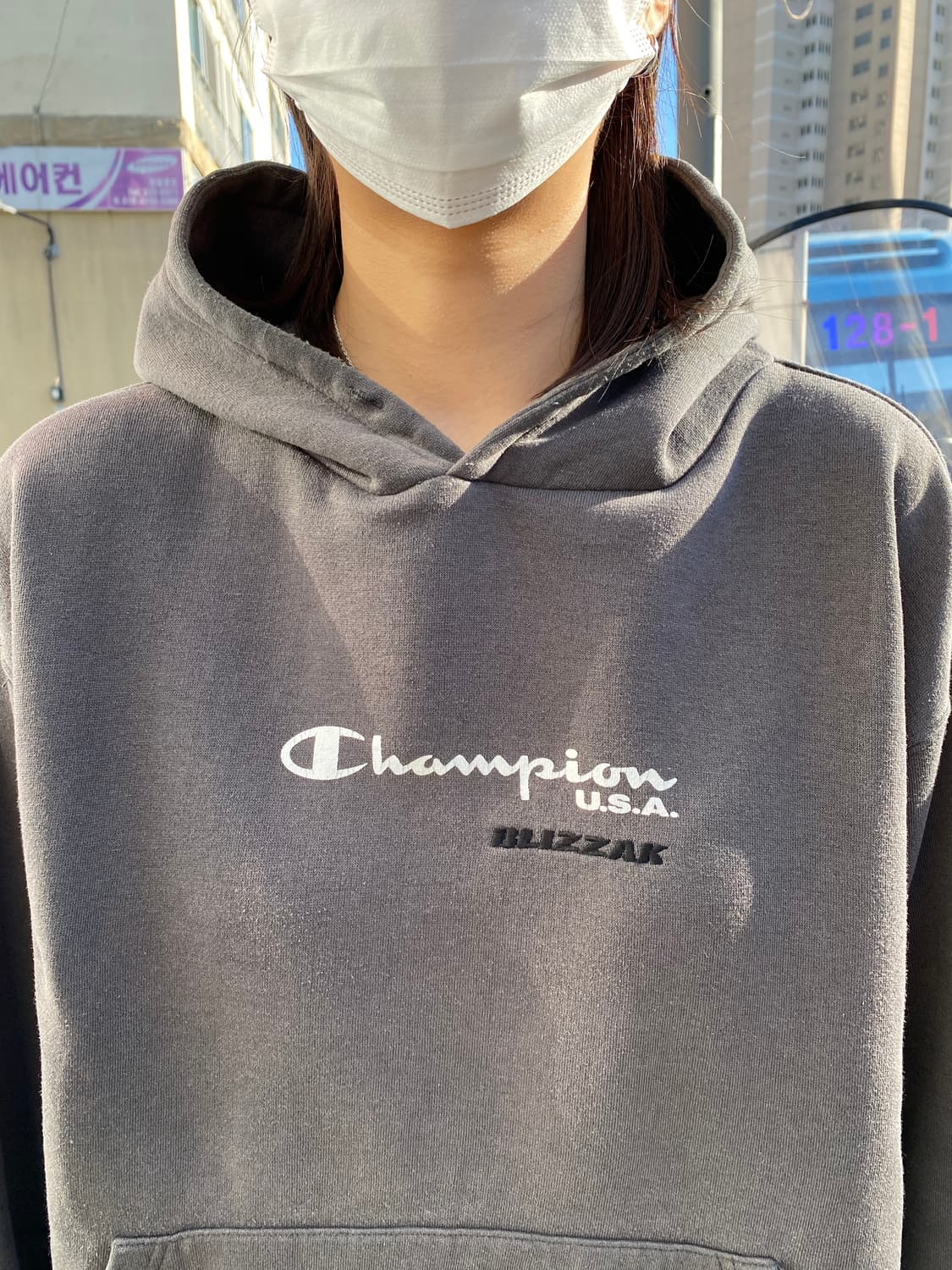 Champion(챔피언) x BLIZZAK(블리자크) 협업 빈티지 후드티 상품이미지4