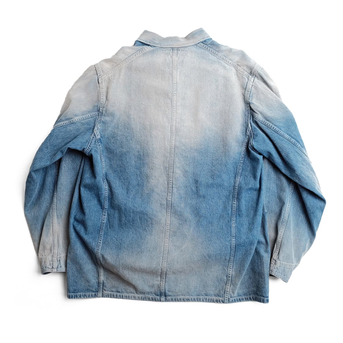 AUBERGE Dino BL 44사이즈 데님 선번 블리치 자켓 오베르주 상품이미지10