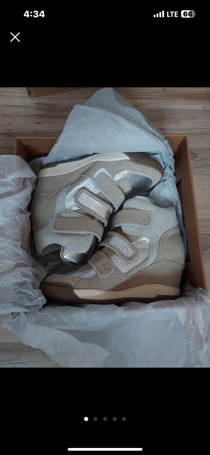 아쉬 웨지힐 하이탑 스니커즈 39 (250) 베이지 상품이미지2