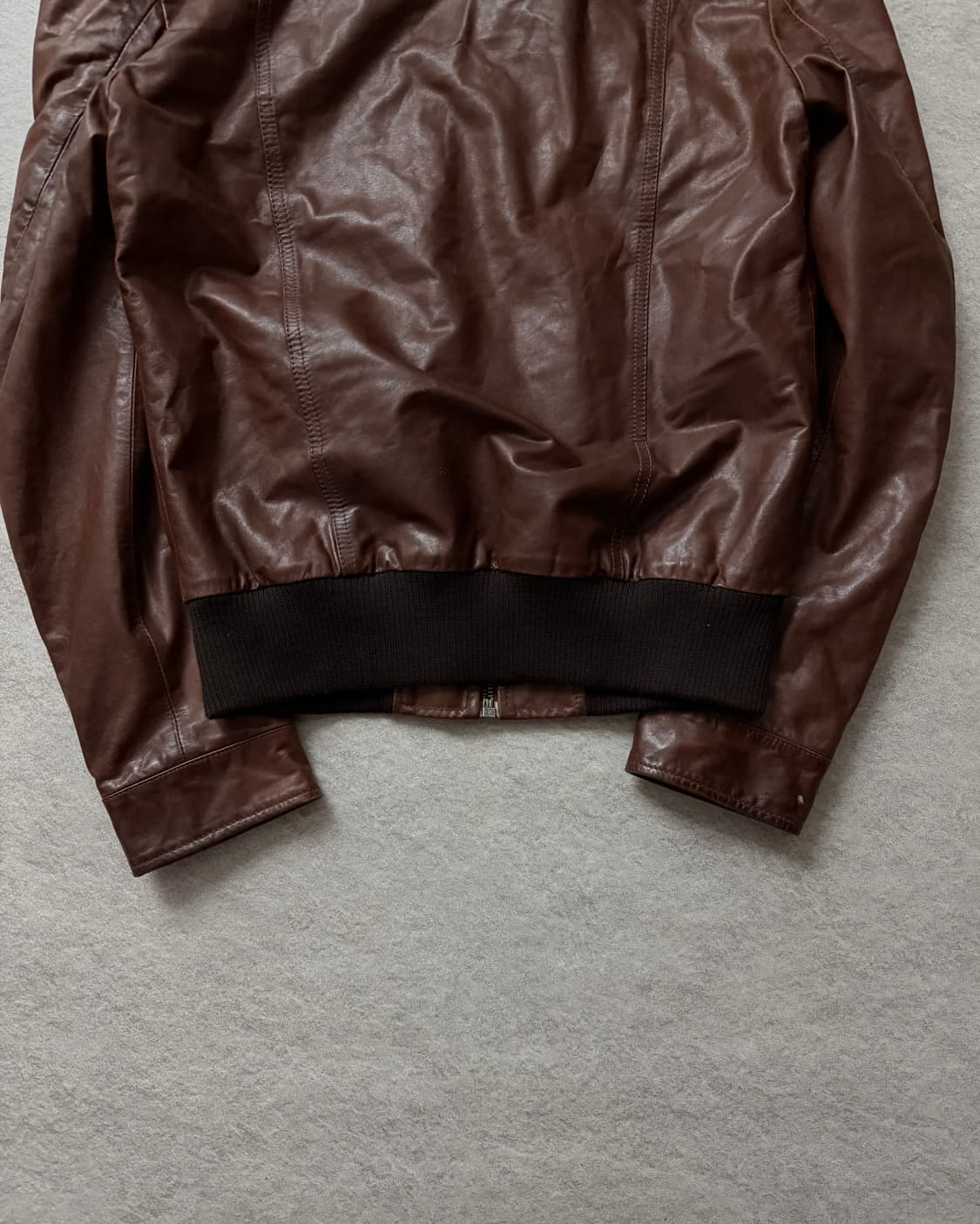 돌체앤가바나 후드 카프스킨 레더자켓 상품이미지6