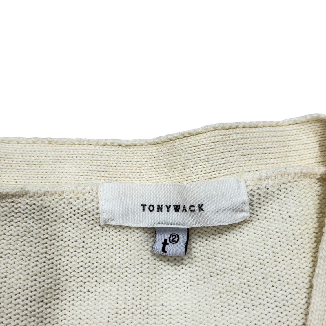 토니웩 스티치 아이보리 가디건 L 상품이미지2