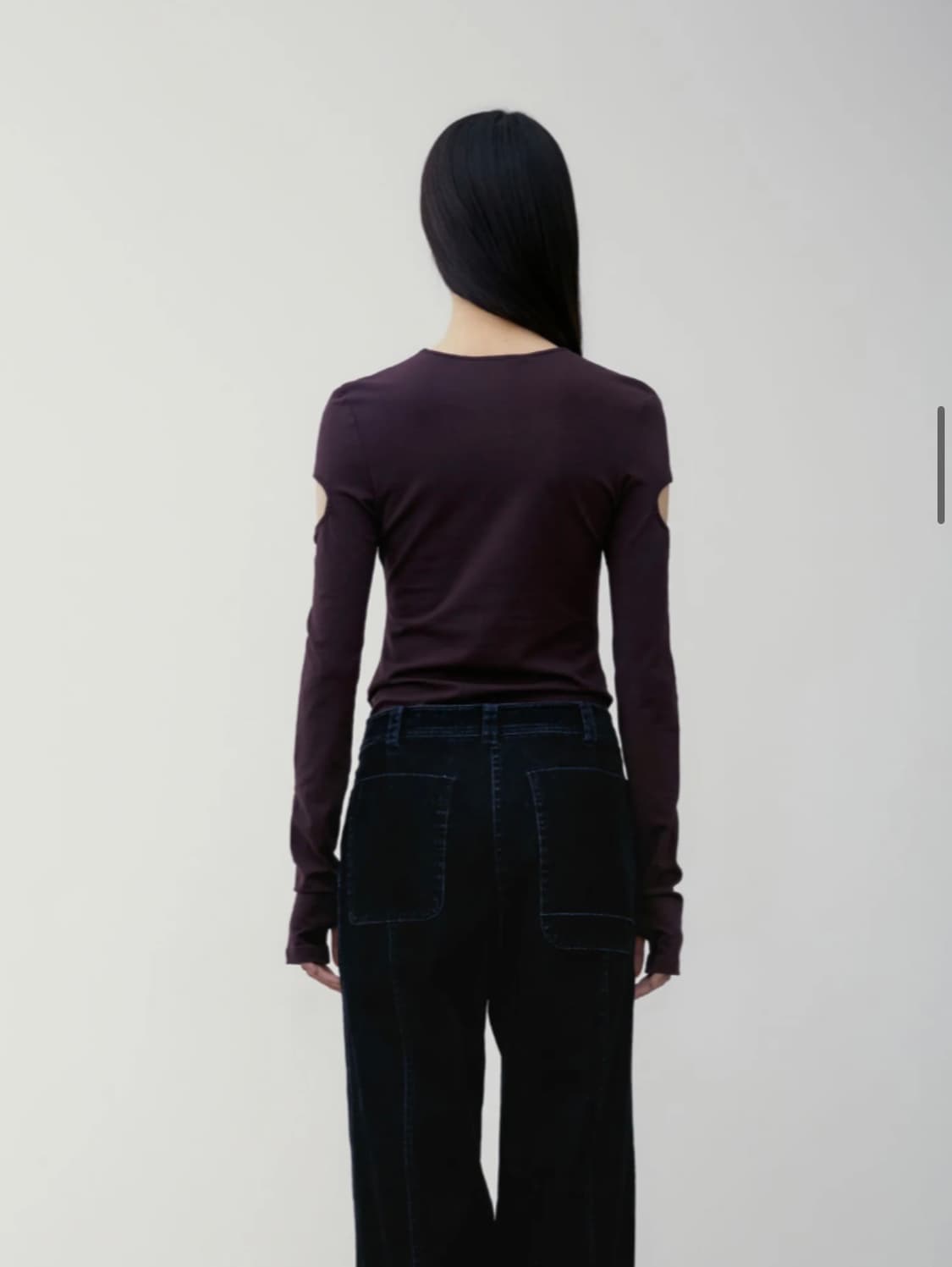 로우클래식 long sleeve_dark purple 상품이미지2