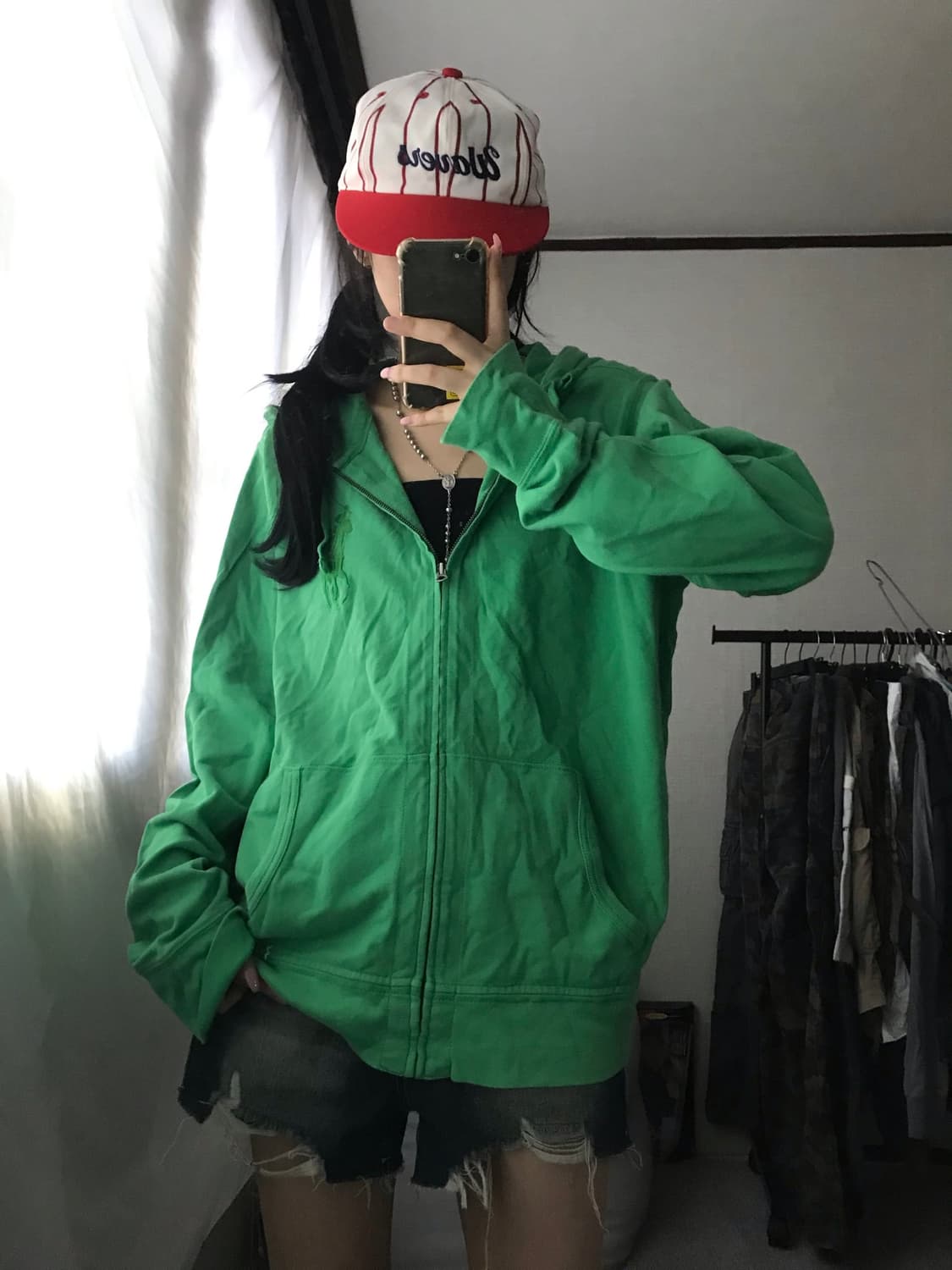 폴로 그린 빅포니 후드집업 상품이미지7