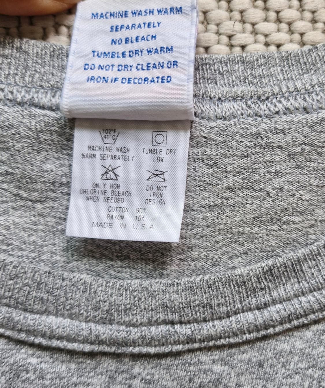 챔피온 made in USA 포켓티 M 상품이미지4