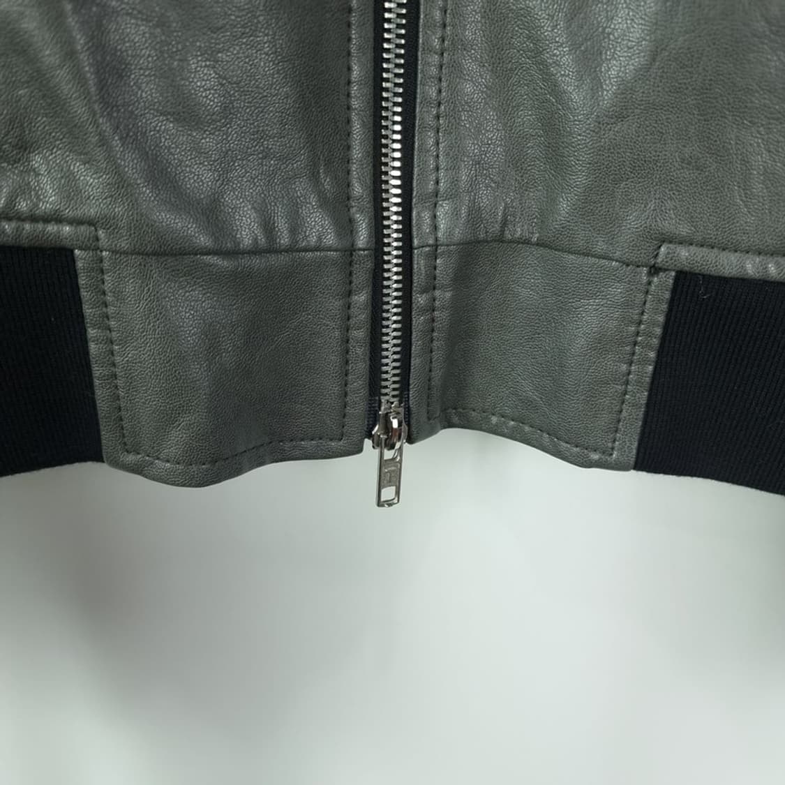 [톰보이] 비건 레더 바시티 자켓 M18633 상품이미지6