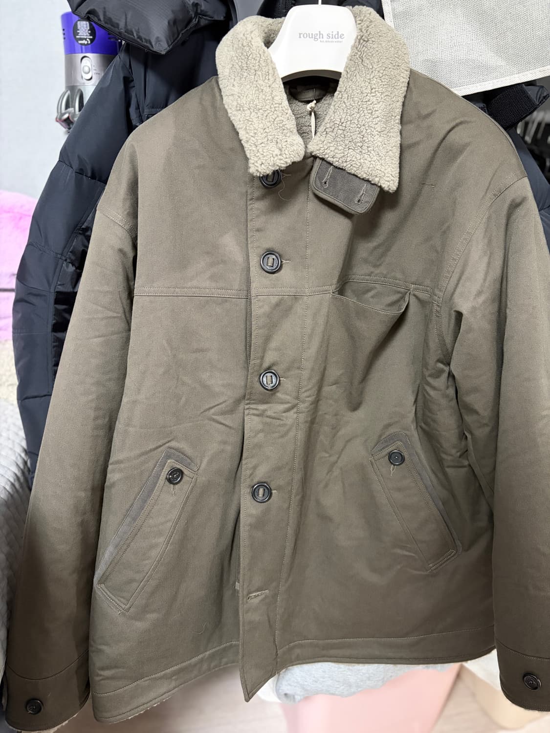 (새상품)러프사이드 덱파카 3사이즈 올리브 상품이미지2