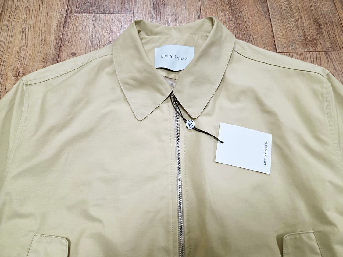 라미네즈(LAMINEZ) 투웨이 미니멀 블루종 자켓 프리사이즈 새상품 상품이미지4