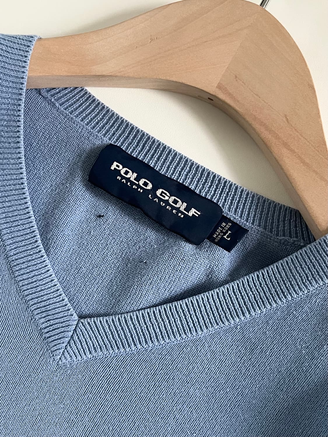 Polo 폴로 랄프로렌 골프 스카이블루 피마코튼 니트 상품이미지6