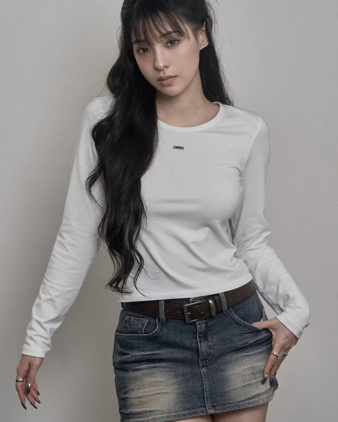 카키포인트 베이직 롱슬리브 상품이미지1