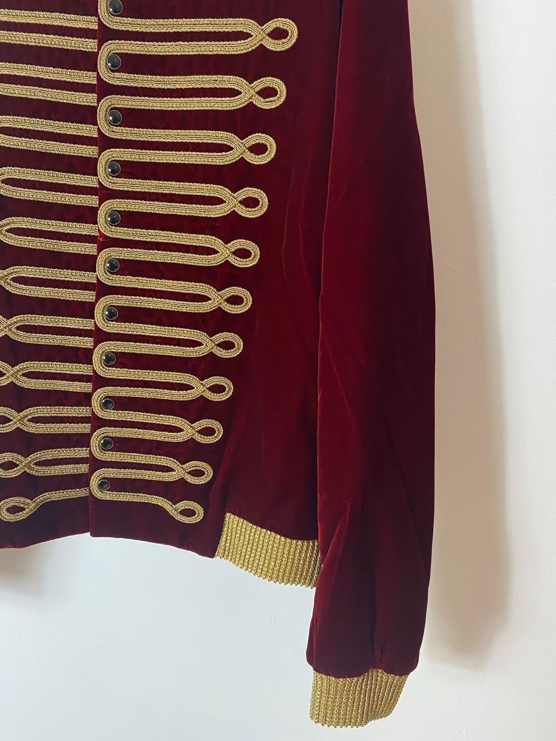 [NCT 태용님 착용] 생로랑 18AW 나폴레옹 벨벳 봄버 자켓 상품이미지5