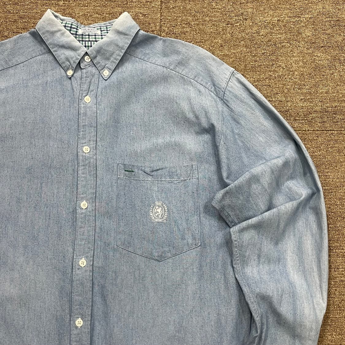 (M) 90s Tommy 올드 타미힐피거 데님 셔츠 상품이미지2