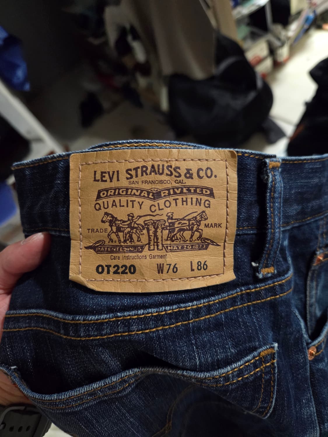 리바이스 오랜지탭 ,사이즈 28-29 추정 상품이미지1