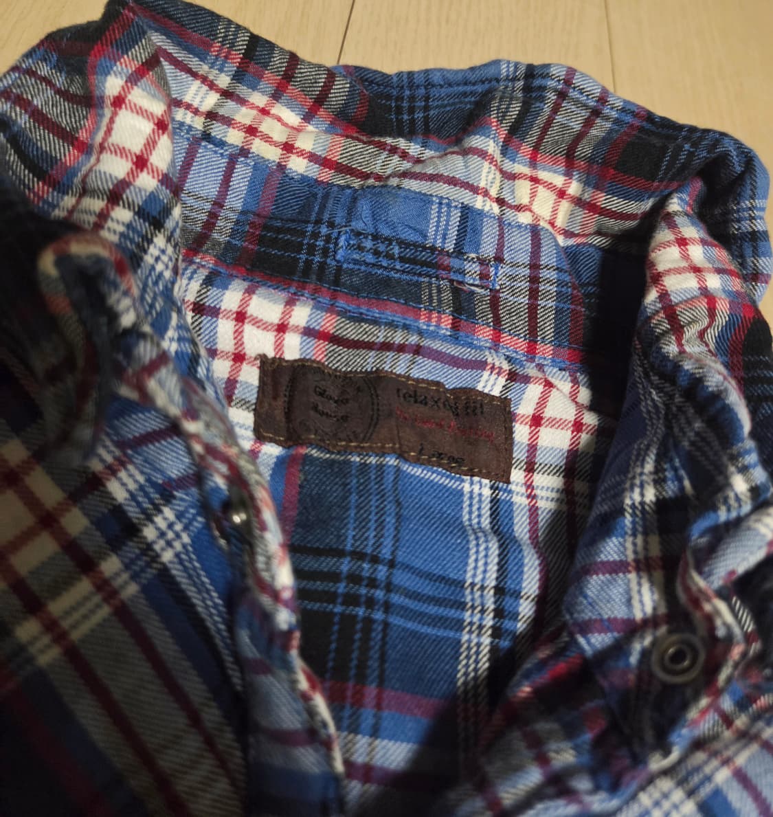 Glove mouse 펄스냅 웨스턴 체크셔츠 L 상품이미지2