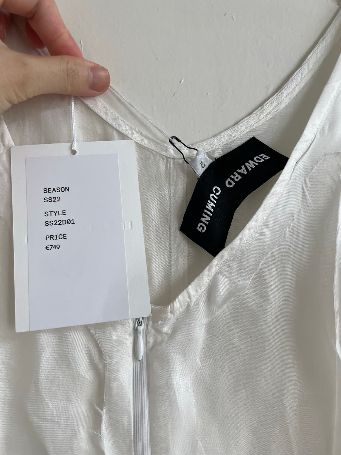 edward cuming white dress 상품이미지5