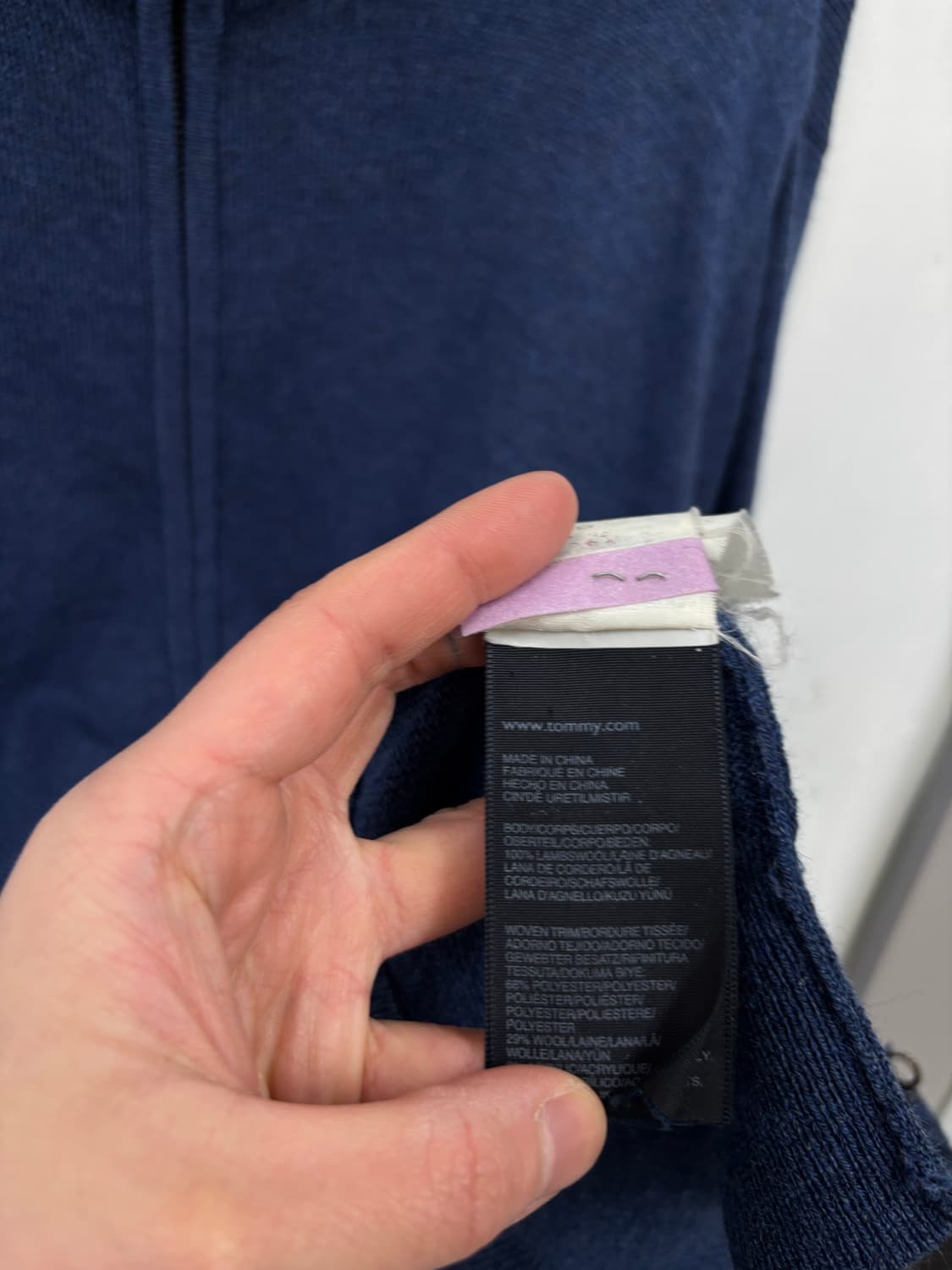 타미힐피거 울니트집업 상품이미지6