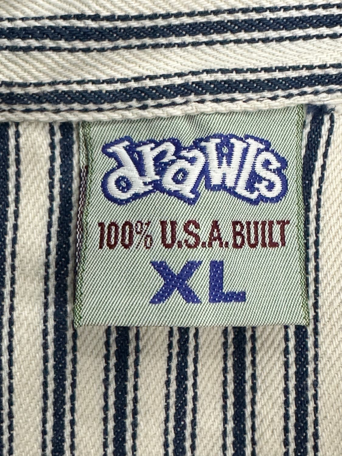 90s DRAWLS 스케이트보드 스트라이프 자켓 XL 상품이미지6