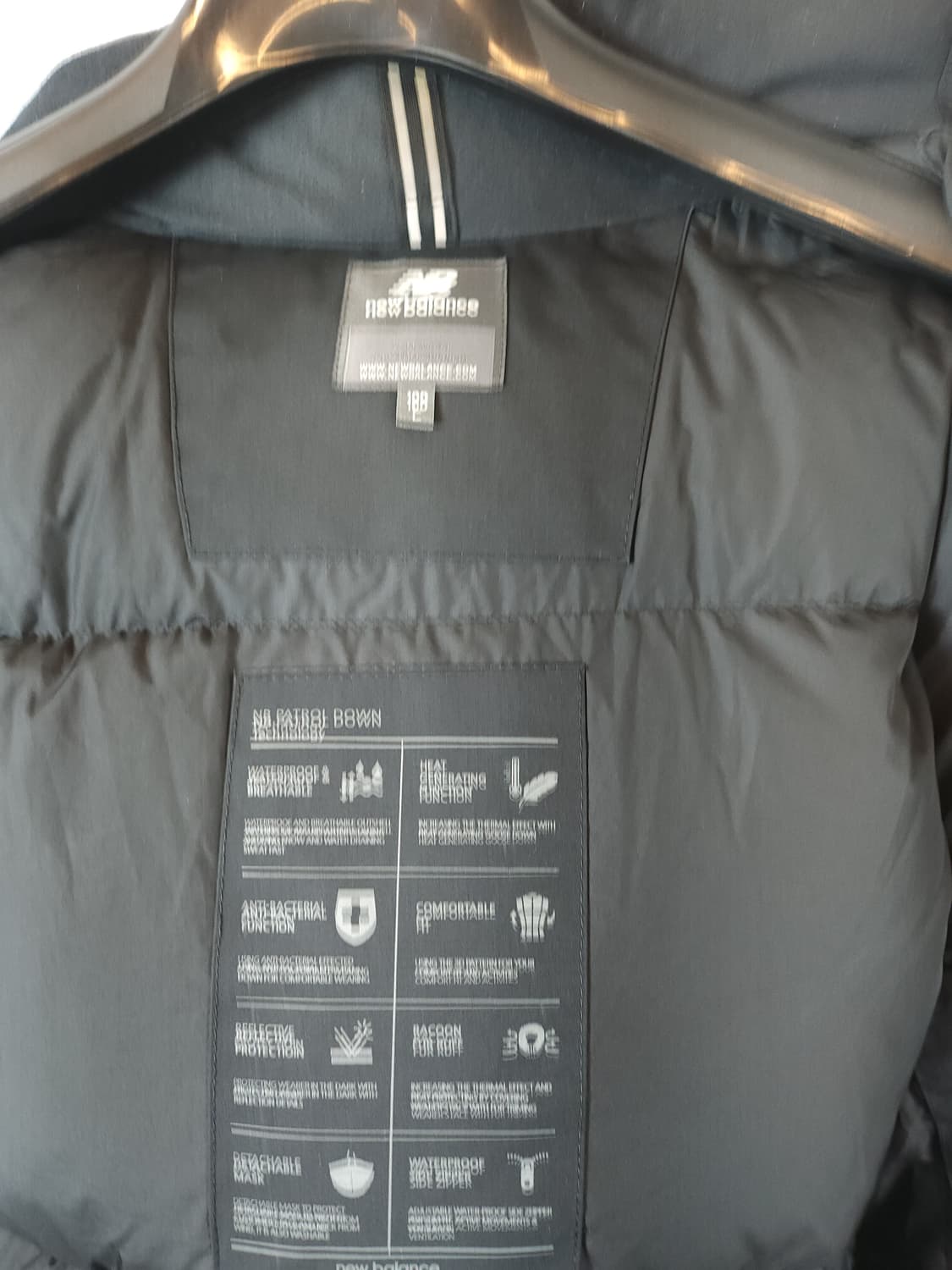 뉴발란스 패트롤 구스다운 L(100) 블랙 상품이미지8