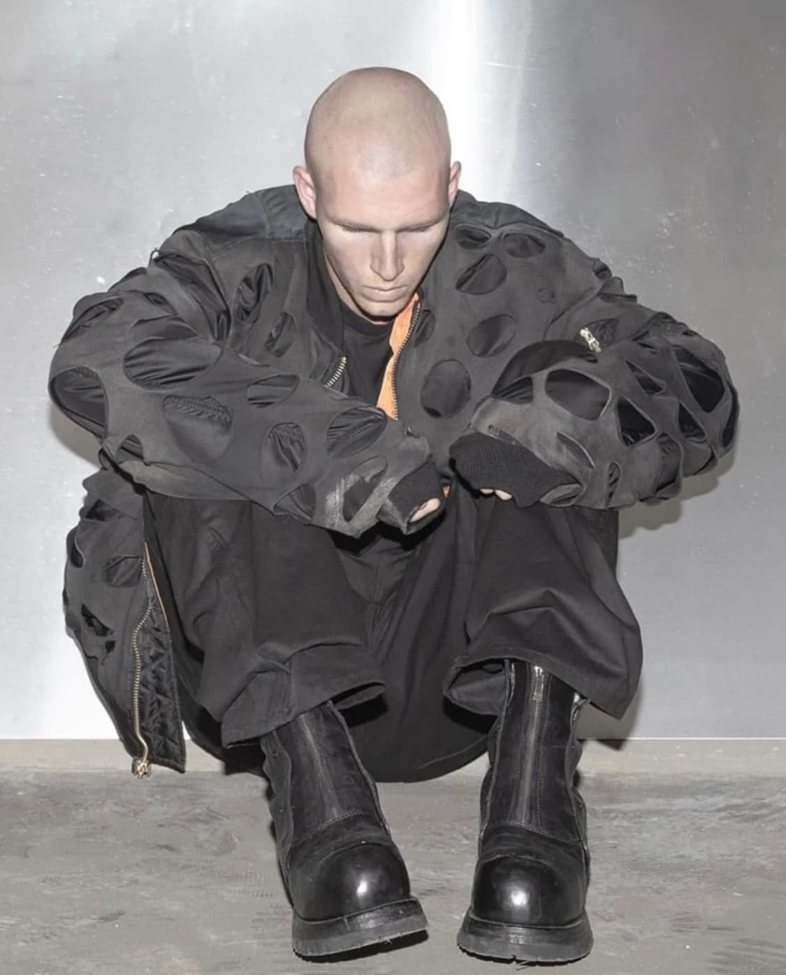 알렉산더 디제노바 디스트레스드 봄버 2 상품이미지1