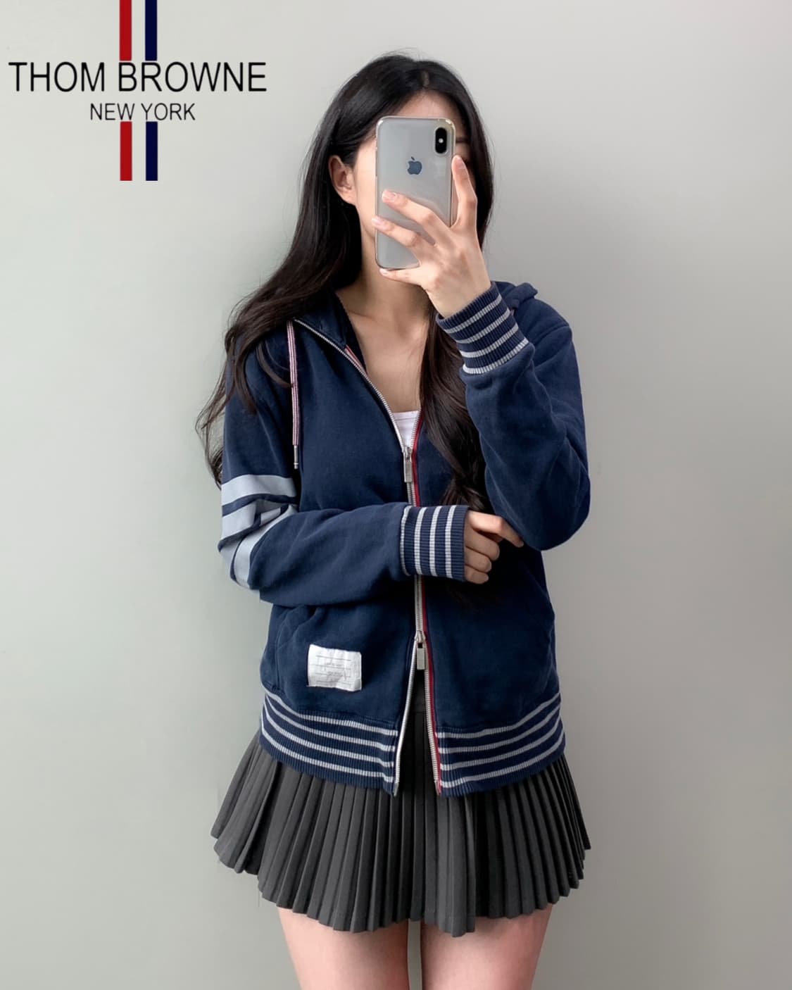 톰브라운 후드집업 상품이미지2