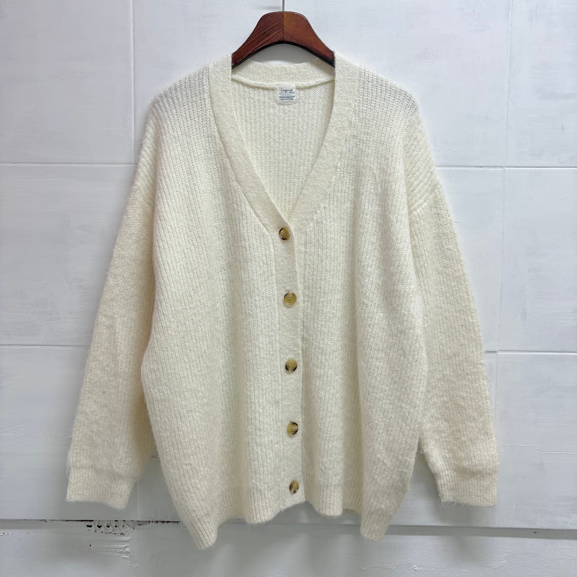 ungrid 언그리드 아이보리 루즈핏 니트 가디건  상품이미지1