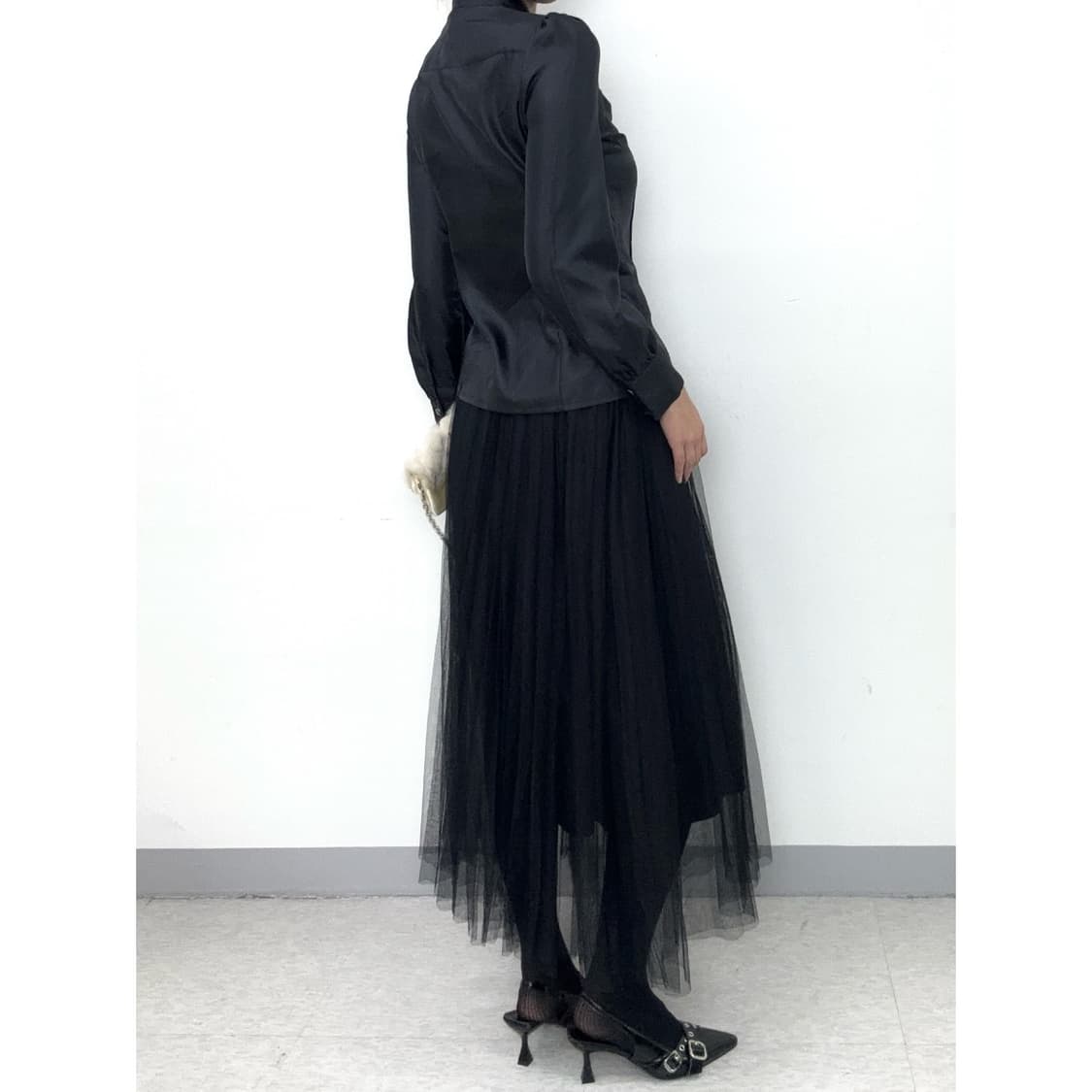 빈티지 블랙 아방가르드 자켓 상품이미지4