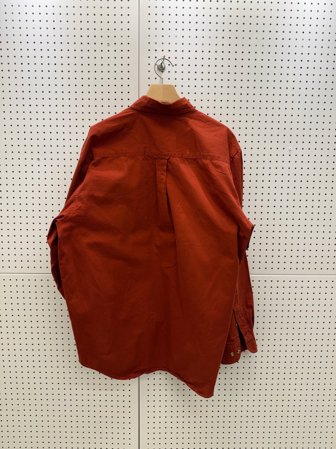 칼하트 버튼다운 워크 셔츠 레드오렌지 U1376 상품이미지3