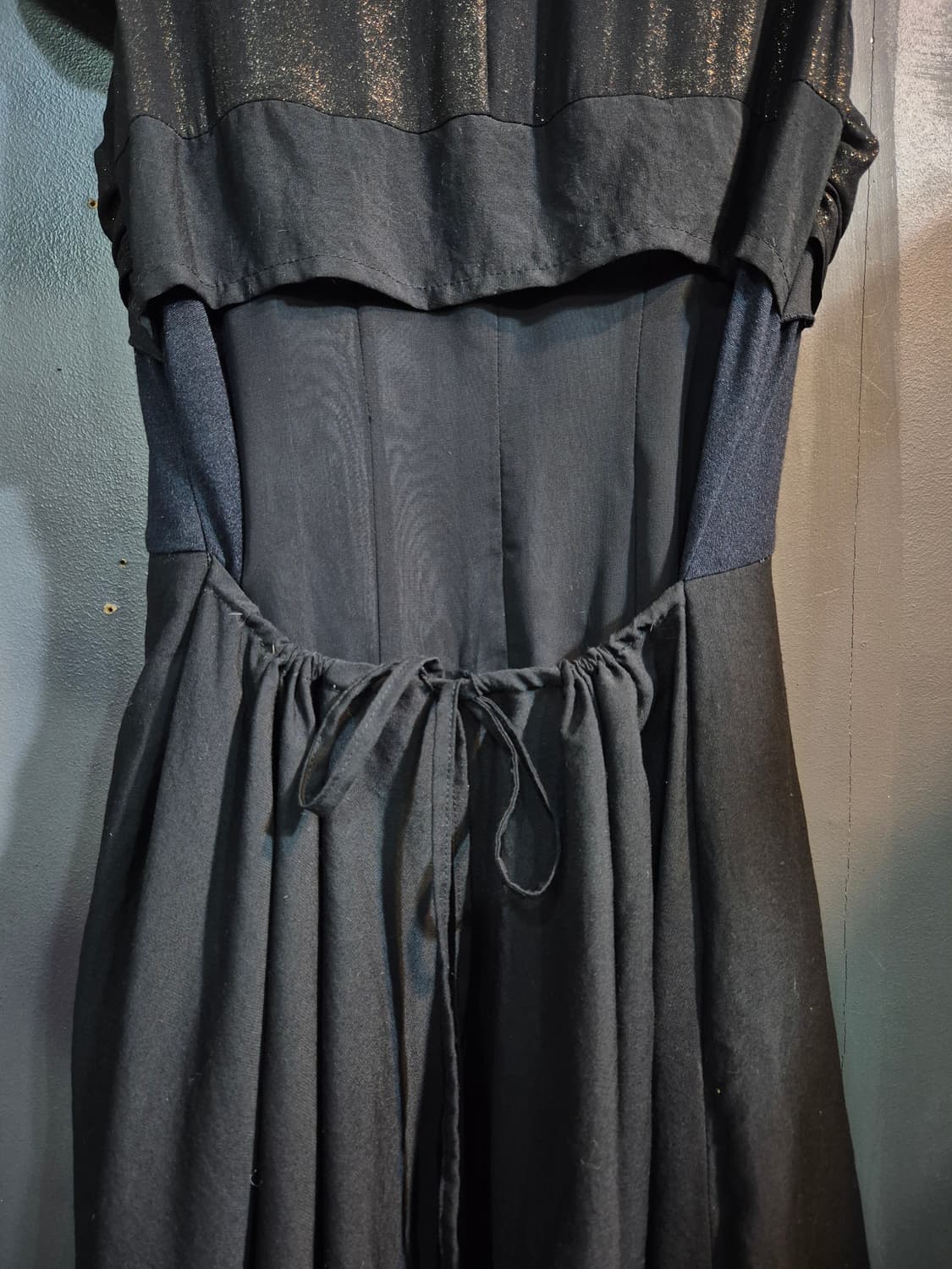 디자이너 DOHYUN 블랙 프릴 원피스 S 상품이미지8