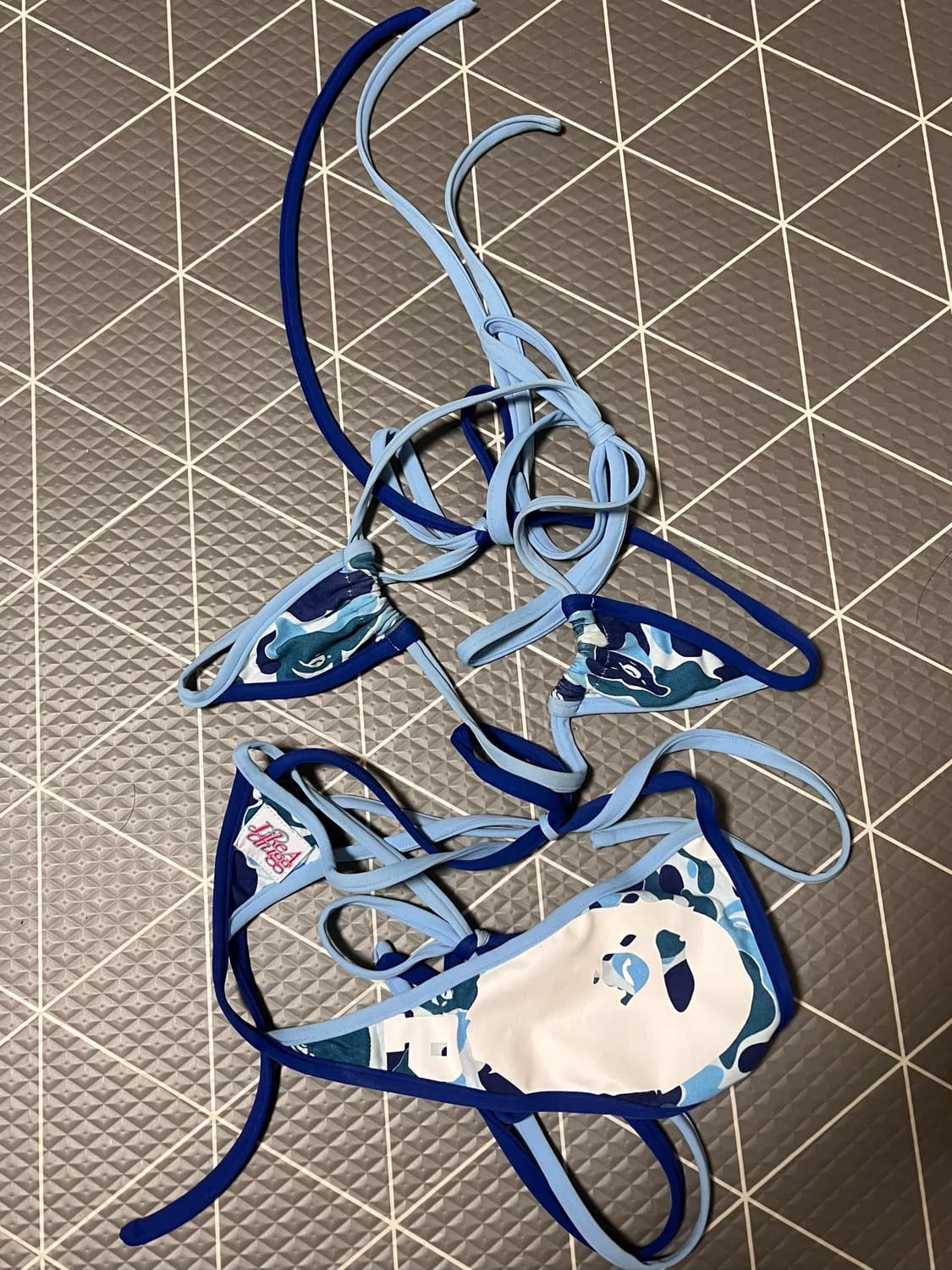 Likeadrugg 베이프st 카모 비키니 상품이미지4