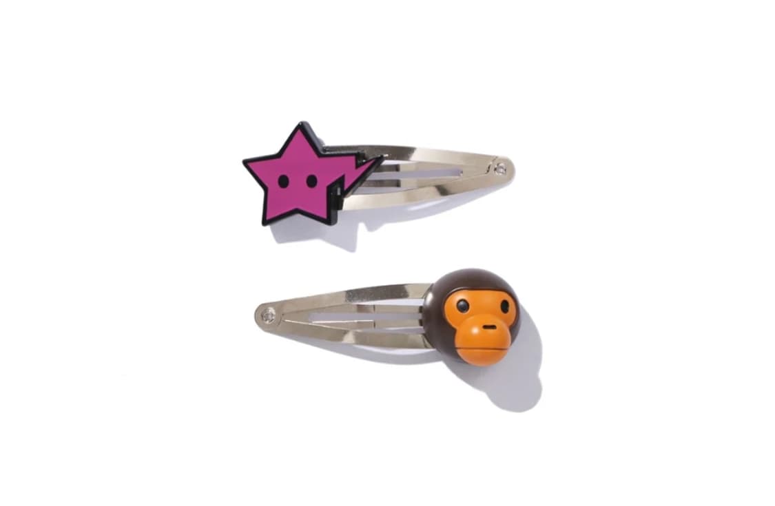 베이프 정품 베이비 마일로 헤어 클립 셋트 머리핀 상품이미지3