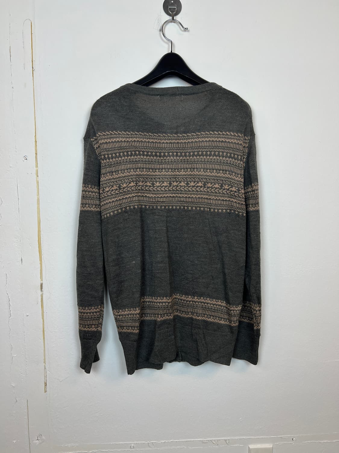 O119 JPN 모리/러블리/펑크/Y2K 패턴 가디건 M 상품이미지2